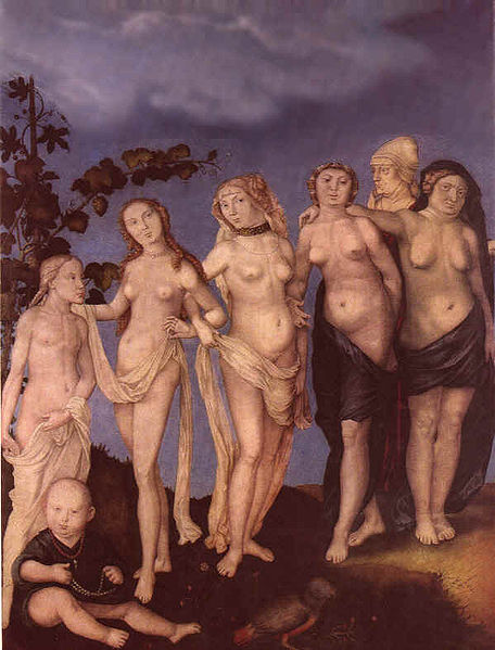 Hans Baldung Grien Die sieben Lebensalter des Weibes